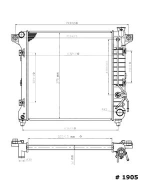 Radiator GP 1905C