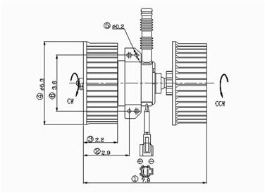 HVAC Blower Motor GP 2311236