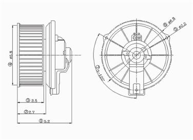 HVAC Blower Motor GP 2311314