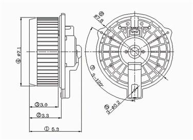 HVAC Blower Motor GP 2311503