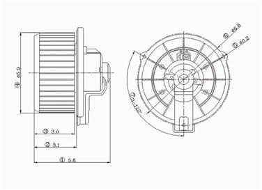 HVAC Blower Motor GP 2311513