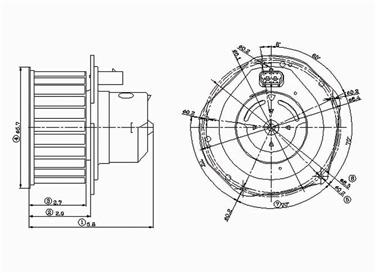 HVAC Blower Motor GP 2311579