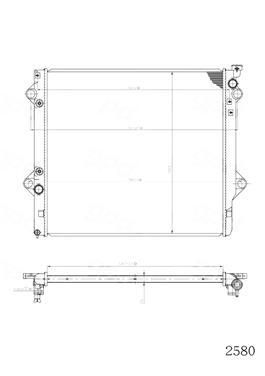 Radiator GP 2580C