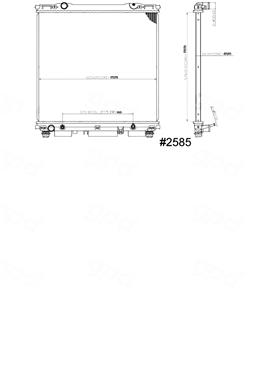 Radiator GP 2585C