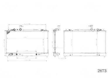 Radiator GP 2673C