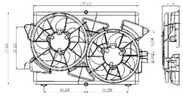 Engine Cooling Fan Assembly GP 2811591
