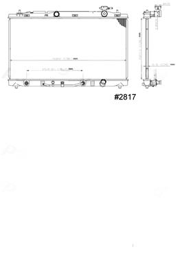 Radiator GP 2817C