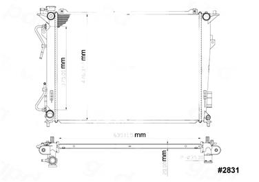 Radiator GP 2831C