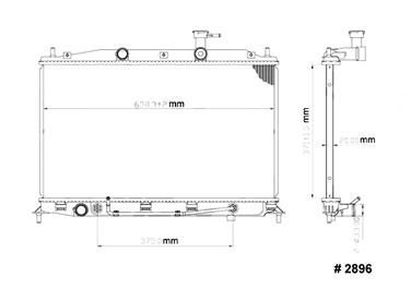 Radiator GP 2896C