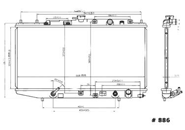 Radiator GP 886C