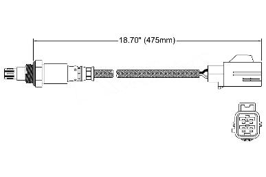 Oxygen Sensor O2 250-54043