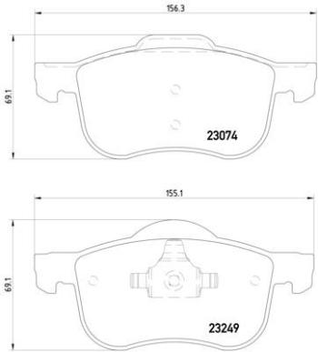 Disc Brake Pad Set PA 355006851