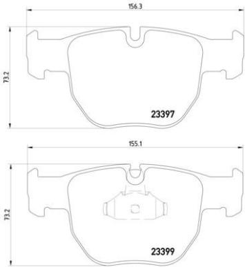 Disc Brake Pad Set PA 355009301