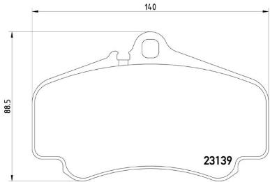 Disc Brake Pad Set PA 355009841