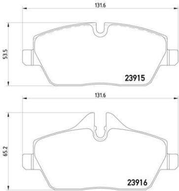 Disc Brake Pad Set PA 355011261