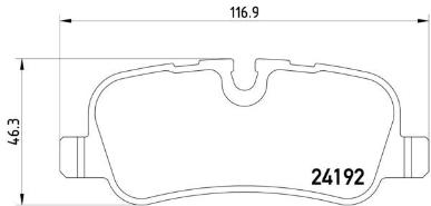 Disc Brake Pad Set PA 355011981