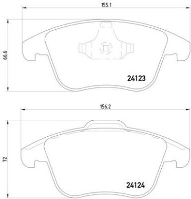 Disc Brake Pad Set PA 355012891