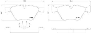 Disc Brake Pad Set PA 355014351