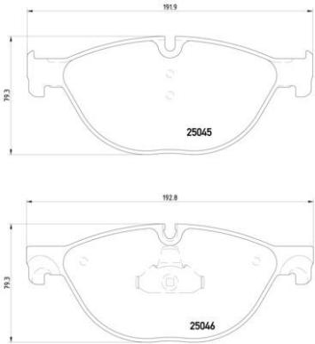 Disc Brake Pad Set PA 355015251