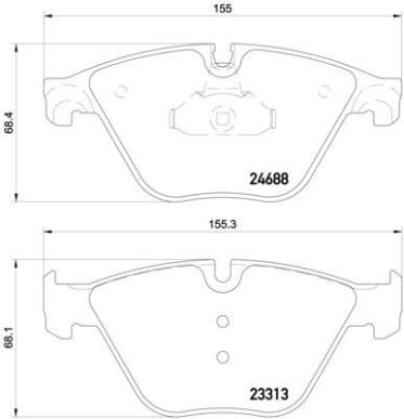 Disc Brake Pad Set PA 355015261