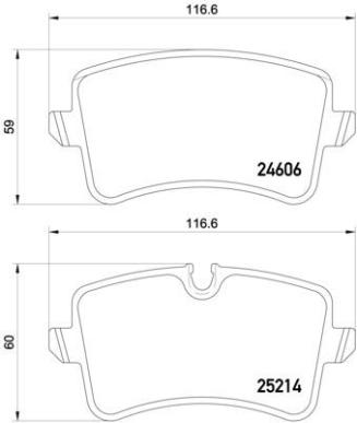 Disc Brake Pad Set PA 355016061