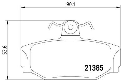 Disc Brake Pad Set PA 355017991