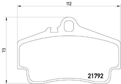 Disc Brake Pad Set PA 355018481