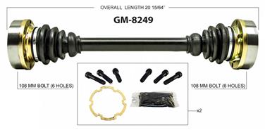 CV Axle Shaft SA GM-8249