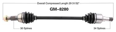 CV Axle Shaft SA GM-8280