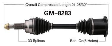 CV Axle Shaft SA GM-8283