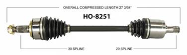 CV Axle Shaft SA HO-8251