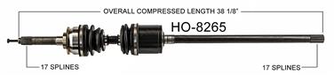 CV Axle Shaft SA HO-8265