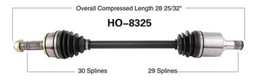 CV Axle Shaft SA HO-8325