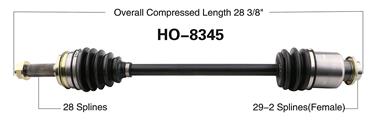 CV Axle Shaft SA HO-8345