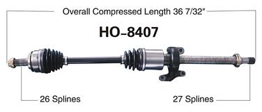 CV Axle Shaft SA HO-8407