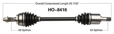 CV Axle Shaft SA HO-8416