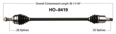 CV Axle Shaft SA HO-8419