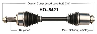 CV Axle Shaft SA HO-8421