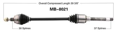 CV Axle Shaft SA MB-8021