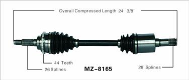 CV Axle Shaft SA MZ-8165