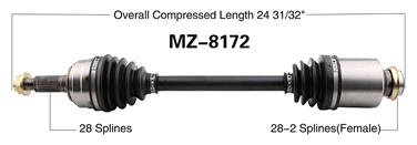 CV Axle Shaft SA MZ-8172