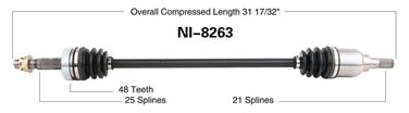 CV Axle Shaft SA NI-8263