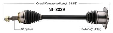 CV Axle Shaft SA NI-8339