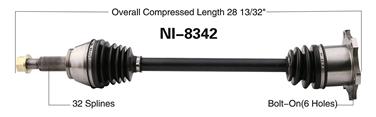 CV Axle Shaft SA NI-8342