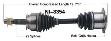 CV Axle Shaft SA NI-8354