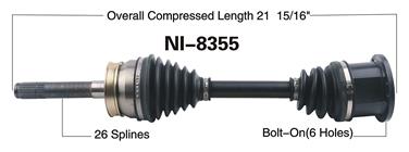 CV Axle Shaft SA NI-8355