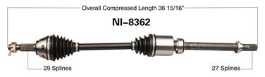 CV Axle Shaft SA NI-8362