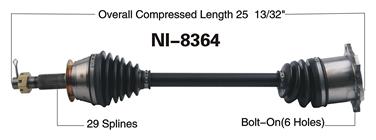 CV Axle Shaft SA NI-8364