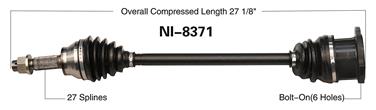 CV Axle Shaft SA NI-8370