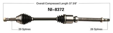 CV Axle Shaft SA NI-8372